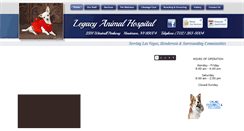 Desktop Screenshot of legacyvethenderson.com